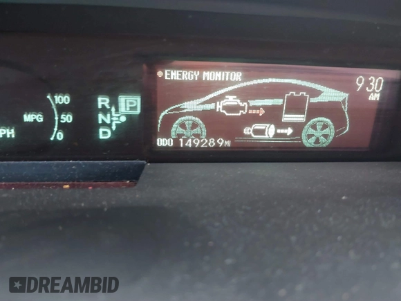 2010 Toyota Prius II with VIN JTDKN3DU8A0180886, listed as a IAAI auction lot 41869933 with 149,289 mi miles and . Bid and sale history available at carsss.com. Image 15.