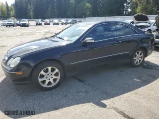 2003 Mercedes-Benz CLK-Class 3.2L with VIN WDBTJ65J53F049161, listed as a Copart auction lot 52957595 with 211,430 mi miles and Salvage Title. Bid and sale history available at carsss.com. Image 1.