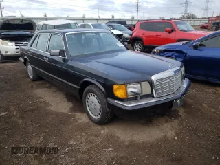 1989 Mercedes-Benz 420 with VIN WDBCA35E2KA496382, listed as a Copart auction lot 75454694 with 128,060 mi miles and Clean Title. Bid and sale history available at carsss.com. Image 4.