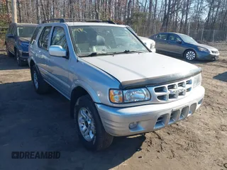 2002 Isuzu Rodeo with VIN 4S2DM58W524317574, listed as a IAAI auction lot 41604546 with 150,000 mi miles. Bid and sale history available at carsss.com. Image 1.