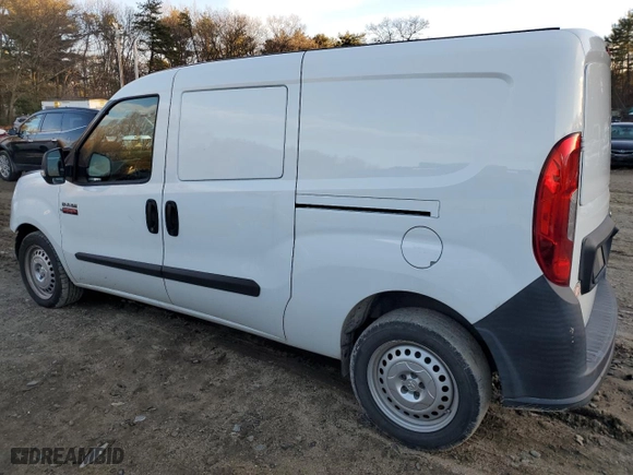 2019 Ram ProMaster City Cargo Van Tradesman with VIN ZFBHRFAB7K6M94520, listed as a Copart auction lot 87207184 with 157,713 mi miles and Salvage Title. Bid and sale history available at carsss.com. Image 2.