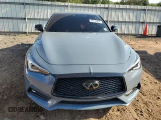 2021 Infiniti Q60 Red Sport 400 with VIN JN1FV7LL7MM560206, listed as a Copart auction lot 69141254 with 27,365 mi miles and Salvage title. Bid and sale history available at DreamBid. Image 5.