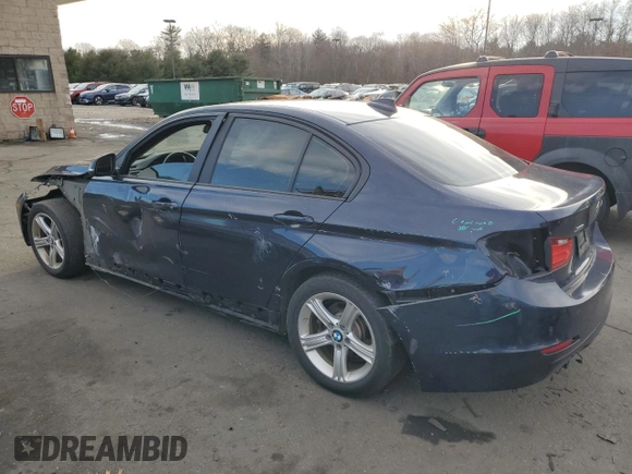 2015 BMW 3 Series 328i xDrive with VIN WBA3B5G50FNS14551, listed as a Copart auction lot 46627015 with 76,837 mi miles and Salvage Title. Bid and sale history available at carsss.com. Image 2.