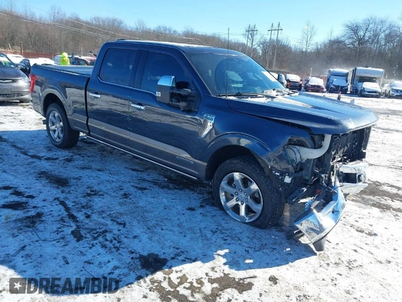 2021 Ford F-150 XL with VIN 1FTFW1ED4MFB70925, listed as a IAAI auction lot 41269509 with 113,805 mi miles. Bid and sale history available at carsss.com. Image 1.