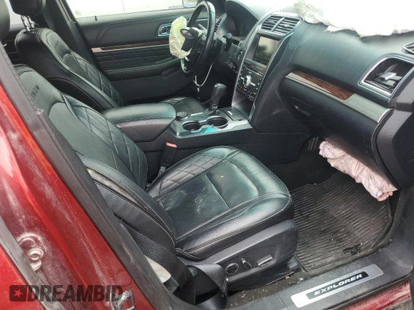 2016 Ford Explorer Platinum z VIN 1FM5K8HT0GGC96650, wystawiony jako Copart lot #58427945 z przebiegiem 129 381 mil mil oraz Szkoda całkowita • Salvage title. Historia ofert i sprzedaży dostępna na DreamBid. Obrazek 8.
