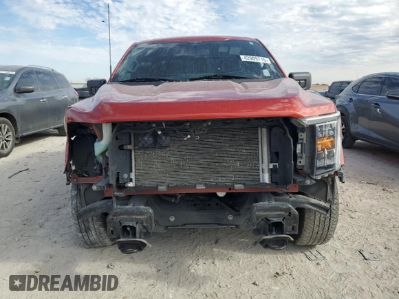 2023 Ford F-150 XL with VIN 1FTFW1E58PKD16649, listed as a Copart auction lot 42909715 with 55,222 mi miles and Salvage Title. Bid and sale history available at carsss.com. Image 5.