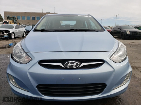 2012 Hyundai Accent GLS with VIN KMHCU4AE7CU138100, listed as a Copart auction lot 50828095 with 60,177 mi miles and Salvage Title. Bid and sale history available at carsss.com. Image 5.