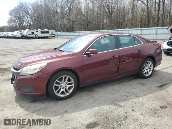 2015 Chevrolet Malibu LT with VIN 1G11C5SL5FF250820, listed as a Copart auction lot 50632935 with 20,491 mi miles and Salvage Title. Bid and sale history available at DreamBid. Image 1.