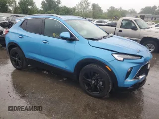 2025 Buick Encore GX Sport Touring with VIN KL4AMDSL0SB004851, listed as a Copart auction lot 58674815 with 15,468 mi miles and Salvage title. Bid and sale history available at DreamBid. Image 4.