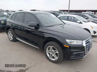 2018 Audi Q5 Premium with VIN WA1ANAFY1J2141197, listed as a IAAI auction lot 41427699 with 85,263 mi miles. Bid and sale history available at carsss.com. Image 1.