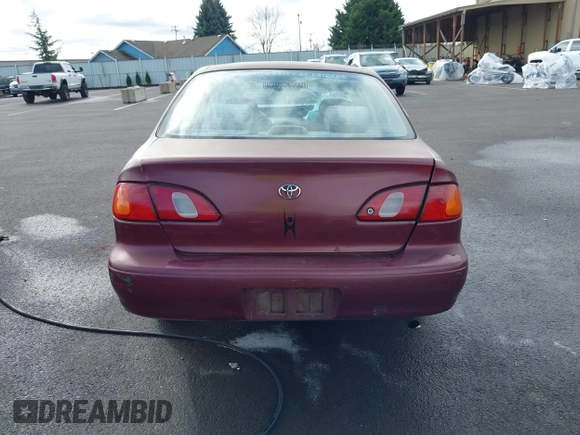1998 Toyota Corolla VE with VIN 1NXBR12E7WZ070248, listed as a IAAI auction lot 41792397 with Not provided miles and . Bid and sale history available at DreamBid. Image 17.
