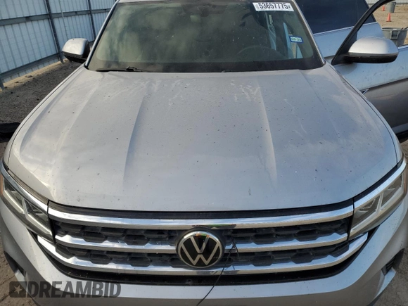 2020 Volkswagen Atlas S with VIN 1V2AC2CA6LC201821, listed as a Copart auction lot 53657775 with 100,051 mi miles and Salvage title. Bid and sale history available at DreamBid. Image 12.