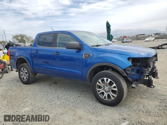 2020 Ford Ranger XL with VIN 1FTER4EH2LLA25325, listed as a Copart auction lot 49509975 with 61,780 mi miles and Salvage Title. Bid and sale history available at carsss.com. Image 4.