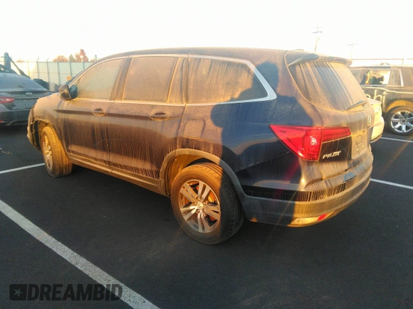 2016 Honda Pilot EX-L with VIN 5FNYF5H56GB052226, listed as a IAAI auction lot 39296292 with 33,056 mi miles and . Bid and sale history available at DreamBid. Image 3.