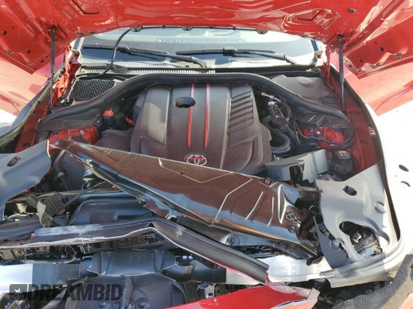 2020 Toyota Supra 3.0 z VIN WZ1DB4C06LW022733, wystawiony jako Copart lot #45703115 z przebiegiem 5 682 mil mil oraz Szkoda całkowita • Salvage title. Historia ofert i sprzedaży dostępna na DreamBid. Obrazek 12.