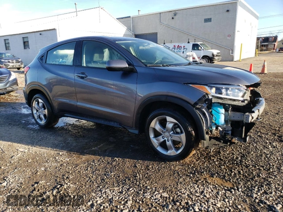 2021 Honda HR-V LX with VIN 3CZRU6H31MM711409, listed as a Copart auction lot 45154015 with 18,322 mi miles and Salvage Title. Bid and sale history available at carsss.com. Image 4.