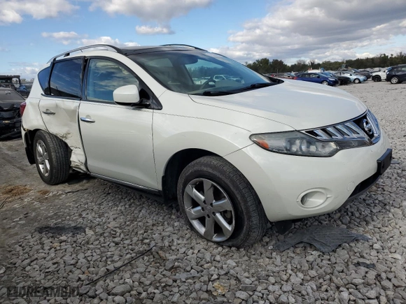 2010 Nissan Murano S with VIN JN8AZ1MU7AW019645, listed as a Copart auction lot 41592235 with 211,586 mi miles and Non Repairable. Bid and sale history available at carsss.com. Image 4.
