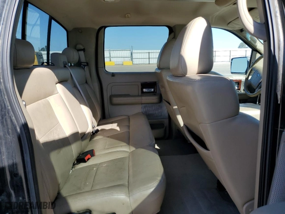 2008 Ford F-150 XLT with VIN 1FTPW14508FB42656, listed as a Copart auction lot 52547545 with 128,134 mi miles and Salvage Title. Bid and sale history available at carsss.com. Image 10.