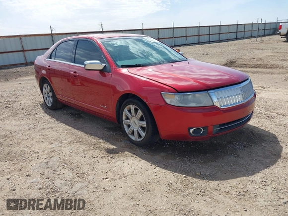2007 Lincoln MKZ with VIN 3LNHM26TX7R640386, listed as a IAAI auction lot 41794717 with 166,907 mi miles. Bid and sale history available at carsss.com. Image 1.