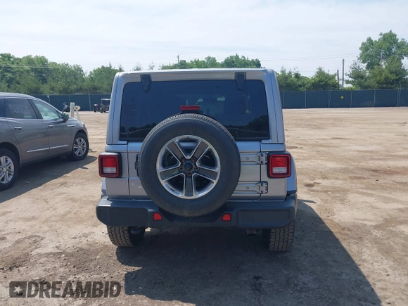 2019 Jeep Wrangler Unlimited Sahara with VIN 1C4HJXEN5KW542403, listed as a IAAI auction lot 42524989 with 60,451 mi miles and . Bid and sale history available at DreamBid. Image 16.