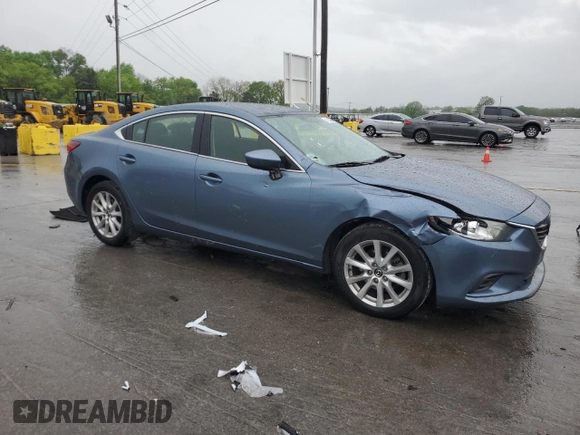 2016 Mazda 6 i Sport with VIN JM1GJ1U59G1413904, listed as a Copart auction lot 53961785 with 138,778 mi miles and Clean Title. Bid and sale history available at DreamBid. Image 4.