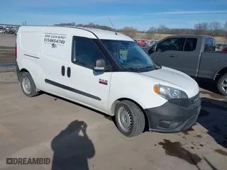 2020 Ram ProMaster City Cargo Van Tradesman with VIN ZFBHRFAB1L6P50491, listed as a IAAI auction lot 41687203 with 48,130 mi miles. Bid and sale history available at carsss.com. Image 1.