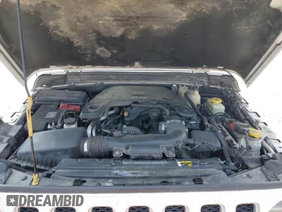 2019 Jeep Wrangler Unlimited Sahara with VIN 1C4HJXEG4KW577094, listed as a Copart auction lot 55409845 with 155,540 mi miles and Salvage title. Bid and sale history available at DreamBid. Image 12.