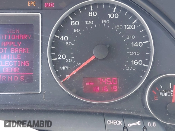 2006 Audi A4 2.0T with VIN WAUAF78E76A200014, listed as a IAAI auction lot 42674600 with 181,619 mi miles and . Bid and sale history available at DreamBid. Image 7.