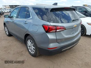 2024 Chevrolet Equinox LT with VIN 3GNAXUEG3RS199409, listed as a IAAI auction lot 42043712 with 25,448 mi miles and . Bid and sale history available at DreamBid. Image 3.