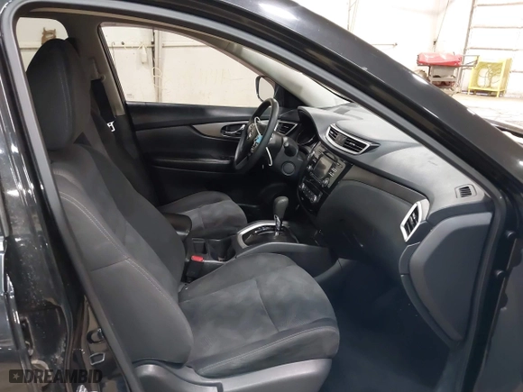 2016 Nissan Rogue S with VIN KNMAT2MV9GP597101, listed as a IAAI auction lot 41917828 with 122,568 mi miles. Bid and sale history available at carsss.com. Image 5.