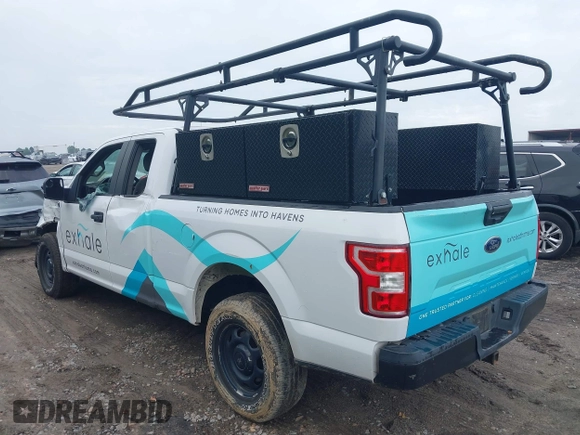 2019 Ford F-150 XL z VIN 1FTEX1EBXKKF10848, wystawiony jako IAAI lot #42255399 z przebiegiem 94 015 mil mil oraz . Historia ofert i sprzedaży dostępna na DreamBid. Obrazek 3.