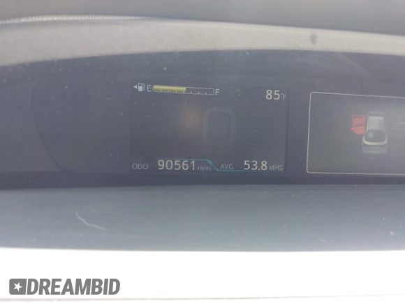 2022 Toyota Prius L Eco with VIN JTDKAMFU4N3170522, listed as a IAAI auction lot 42351817 with 90,561 mi miles and . Bid and sale history available at DreamBid. Image 7.