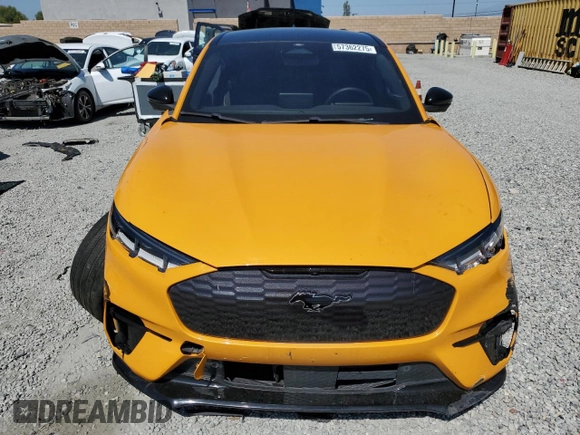 2022 Ford Mustang Mach-E GT with VIN 3FMTK4SE1NMA10334, listed as a Copart auction lot 57362275 with 34,614 mi miles and Salvage title. Bid and sale history available at DreamBid. Image 5.