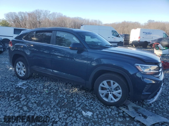 2021 Volkswagen Atlas S with VIN 1V2GC2CA5MC231193, listed as a Copart auction lot 86912884 with 25,595 mi miles and Salvage title. Bid and sale history available at DreamBid. Image 4.
