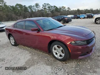 2018 Dodge Charger SXT with VIN 2C3CDXBG1JH239112, listed as a Copart auction lot 48007405 with 96,755 mi miles and Salvage Title. Bid and sale history available at DreamBid. Image 4.