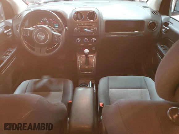 2012 Jeep Compass Latitude with VIN 1C4NJDEB5CD525069, listed as a Copart auction lot 51205565 with 178,534 mi miles and Salvage Title. Bid and sale history available at carsss.com. Image 8.
