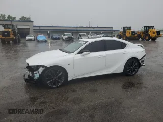 2023 Lexus IS 350 F Sport with VIN JTHGZ1B24P5061405, listed as a Copart auction lot 56480255 with 24,402 mi miles and Clean title. Bid and sale history available at DreamBid. Image 1.