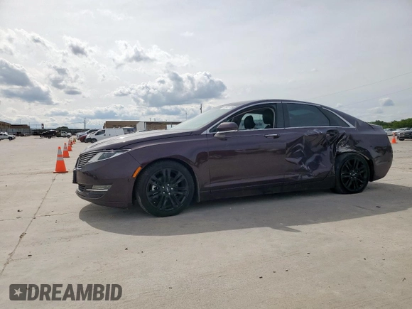 2013 Lincoln MKZ Hybrid with VIN 3LN6L2LU8DR814958, listed as a Copart auction lot 55933775 with 116,138 mi miles and Salvage title. Bid and sale history available at DreamBid. Image 1.