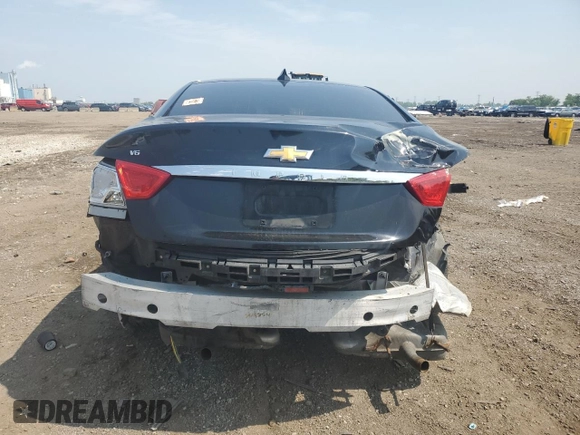 2017 Chevrolet Impala Premier with VIN 2G1145S33H9147291, listed as a Copart auction lot 59588315 with Not provided miles and Salvage title. Bid and sale history available at DreamBid. Image 6.