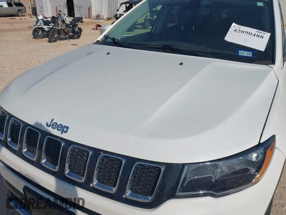 2020 Jeep Compass Limited with VIN 3C4NJCCB1LT123329, listed as a IAAI auction lot 42090488 with 117,187 mi miles and . Bid and sale history available at DreamBid. Image 6.