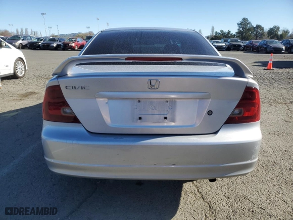 2001 Honda Civic EX with VIN 1HGEM22971L122051, listed as a Copart auction lot 47626415 with 206,386 mi miles and Clean Title. Bid and sale history available at carsss.com. Image 6.