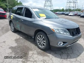 2015 Nissan Pathfinder SL z VIN 5N1AR2MM2FC705100, wystawiony jako IAAI lot #42481019 z przebiegiem 129 750 mil mil oraz . Historia ofert i sprzedaży dostępna na DreamBid. Obrazek 1.