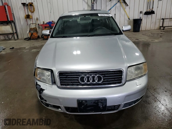 2002 Audi A6 z VIN WAUML64B42N115811, wystawiony jako Copart lot #53707795 z przebiegiem 200 257 mil mil oraz Szkoda całkowita • Salvage title. Historia ofert i sprzedaży dostępna na DreamBid. Obrazek 5.