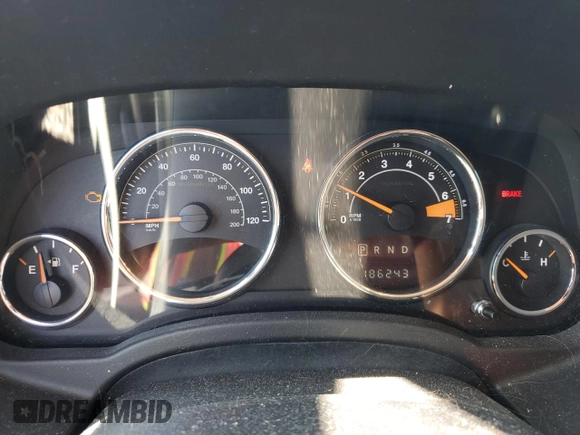 2017 Jeep Compass High Altitude with VIN 1C4NJCEB3HD198043, listed as a Copart auction lot 55477445 with 186,243 mi miles and Salvage title. Bid and sale history available at DreamBid. Image 9.