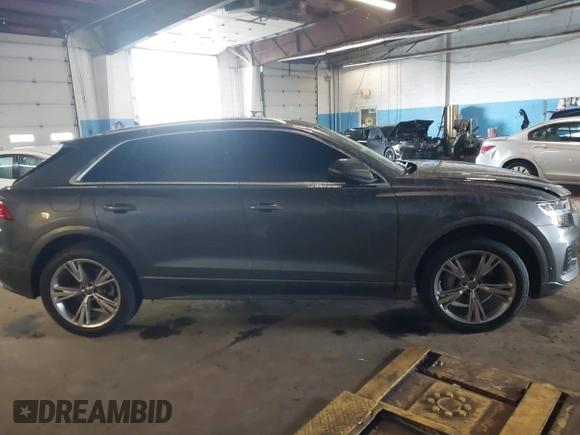 2019 Audi Q8 Premium Plus with VIN WA1BVAF10KD010002, listed as a IAAI auction lot 42326499 with 68,585 mi miles and . Bid and sale history available at DreamBid. Image 13.