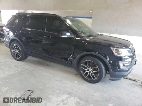 2016 Ford Explorer Sport z VIN 1FM5K8GT3GGD26063, wystawiony jako Copart lot #61617925 z przebiegiem 130 578 mil mil oraz Szkoda całkowita • Salvage title. Historia ofert i sprzedaży dostępna na DreamBid. Obrazek 4.