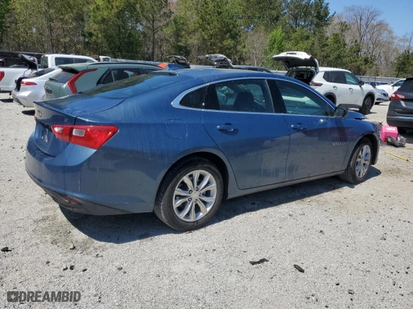 2024 Chevrolet Malibu LT with VIN 1G1ZD5ST1RF228673, listed as a Copart auction lot 50604025 with 24,950 mi miles and Salvage Title. Bid and sale history available at carsss.com. Image 3.