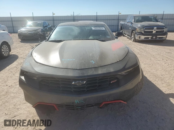 2022 Chevrolet Camaro 1LT with VIN 1G1FB1RS7N0127360, listed as a Copart auction lot 76622624 with 26,588 mi miles and Salvage Title. Bid and sale history available at carsss.com. Image 5.