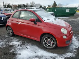 2012 FIAT 500 Sport with VIN 3C3CFFBR8CT123504, listed as a Copart auction lot 42262965 with 137,447 mi miles and Clean title. Bid and sale history available at DreamBid. Image 4.