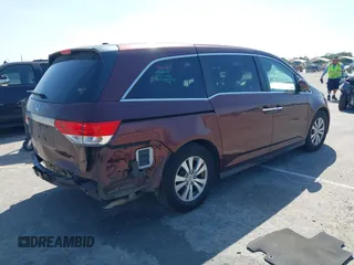 2016 Honda Odyssey EX-L with VIN 5FNRL5H66GB103391, listed as a IAAI auction lot 41824067 with 68,672 mi miles and . Bid and sale history available at DreamBid. Image 4.